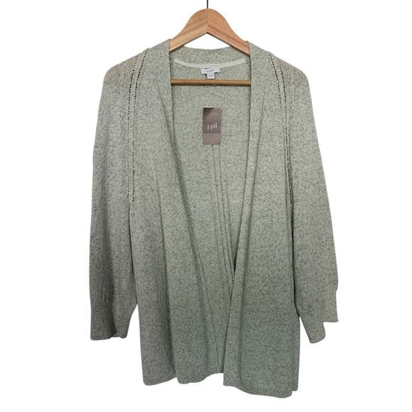 J. Jill Pure Jill Spray-Dyed Cardi in Pistachio Multi Size L - Picture 1 of 12